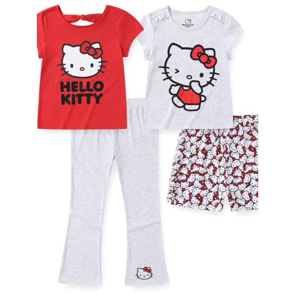 Hello Kitty Sanrio Girls 4 Pack Mix and Match 12YO